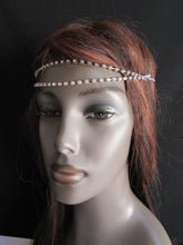 Brand New One Size Brand New Women Silver Metal Head Chain Rhinestones Fashion Hair Piece Jewelry Wedding Party Beach - alwaystyle4you - 1